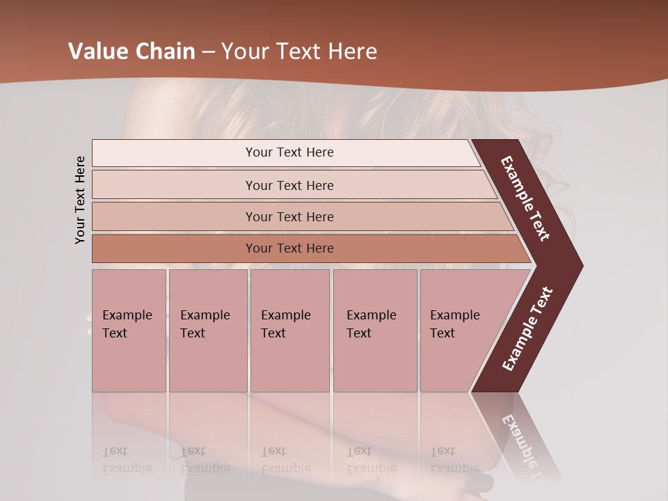 Touch Blond Lifestyle PowerPoint Template