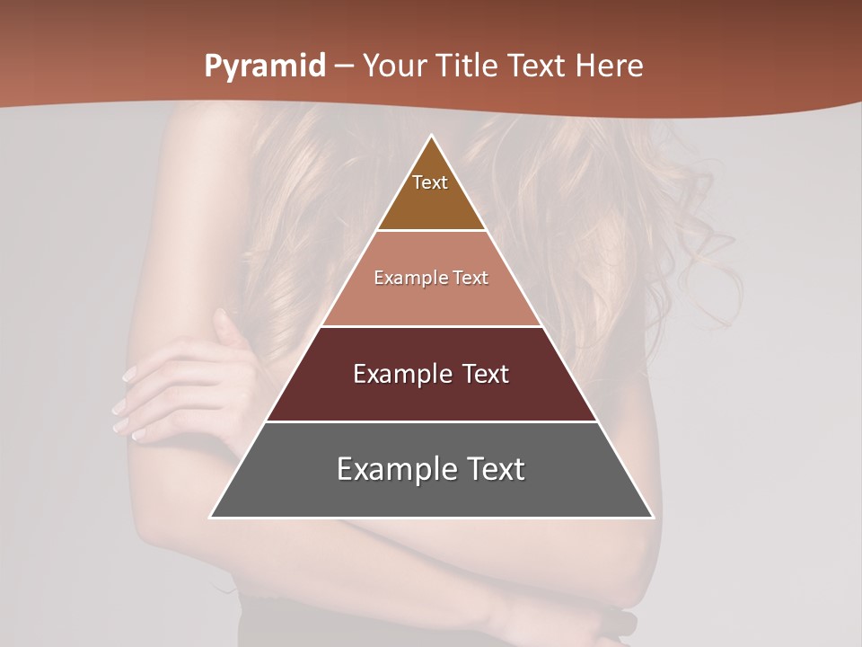 Touch Blond Lifestyle PowerPoint Template