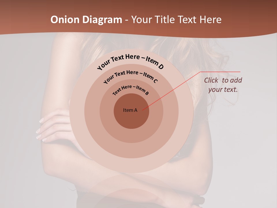 Touch Blond Lifestyle PowerPoint Template