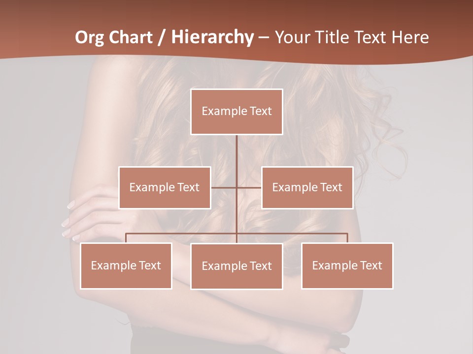 Touch Blond Lifestyle PowerPoint Template