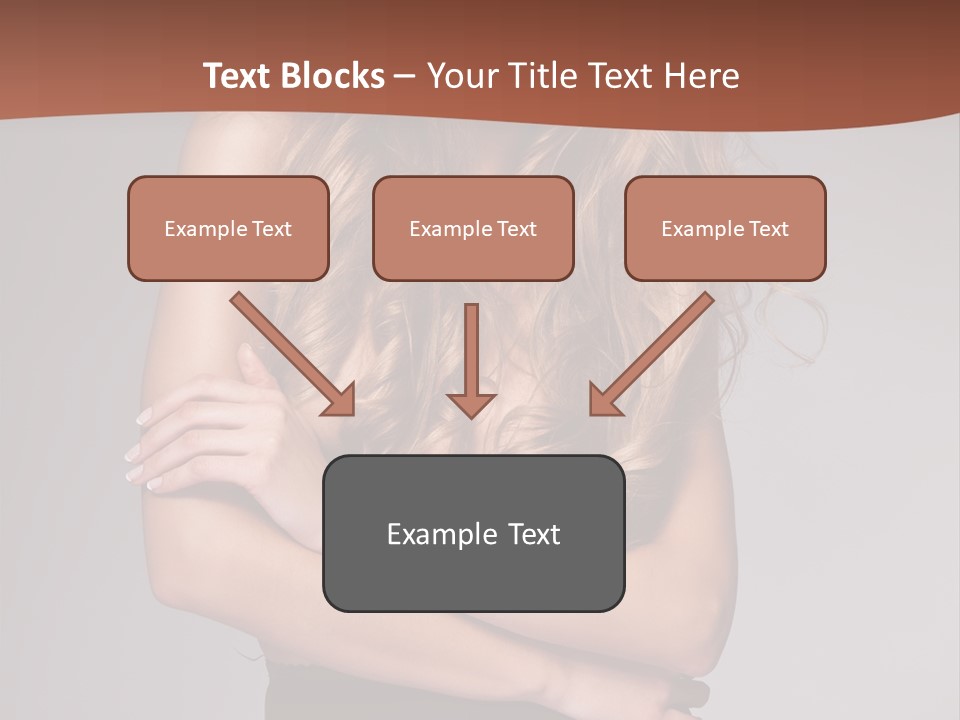 Touch Blond Lifestyle PowerPoint Template