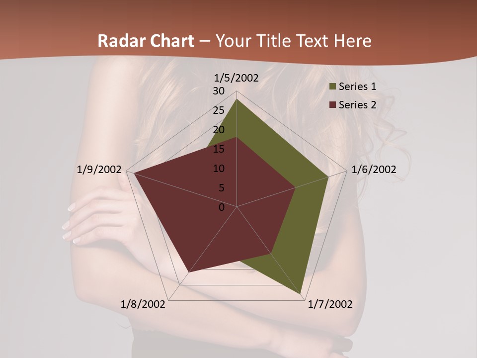 Touch Blond Lifestyle PowerPoint Template