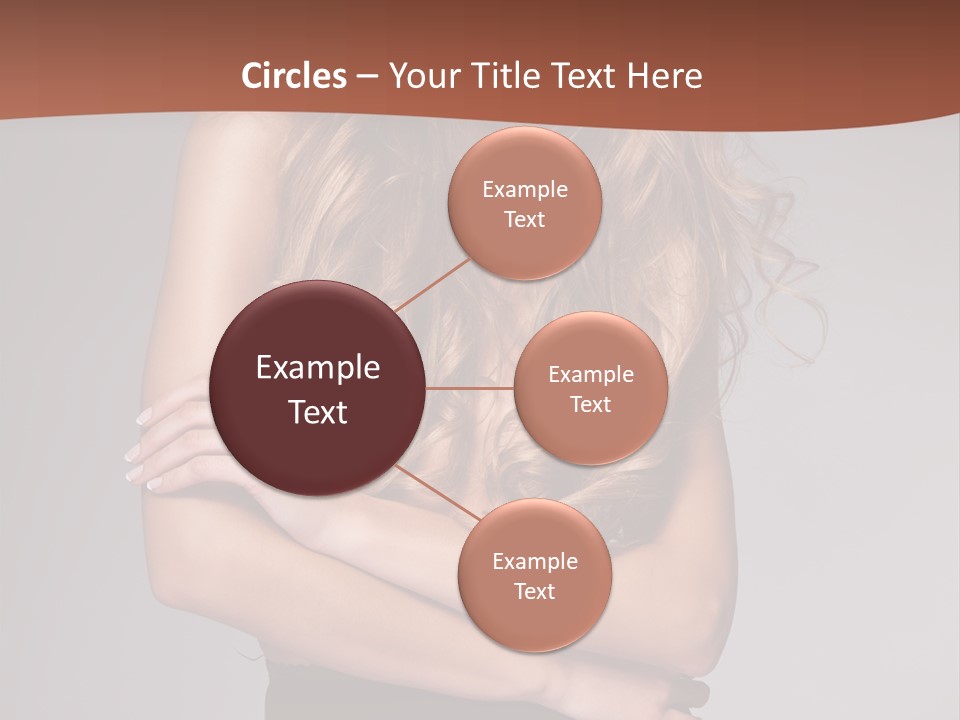 Touch Blond Lifestyle PowerPoint Template