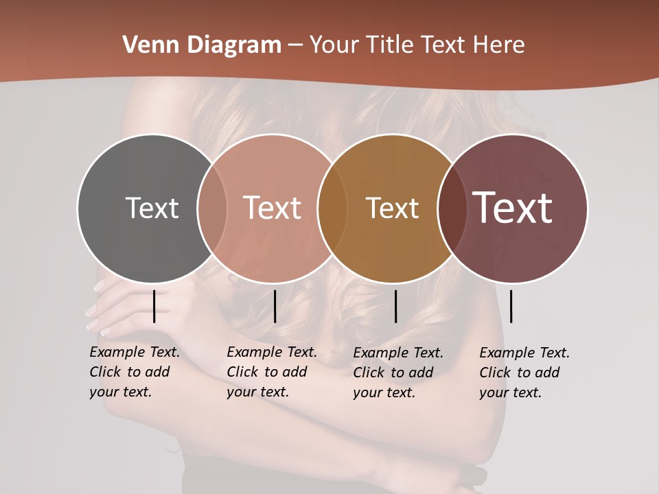 Touch Blond Lifestyle PowerPoint Template