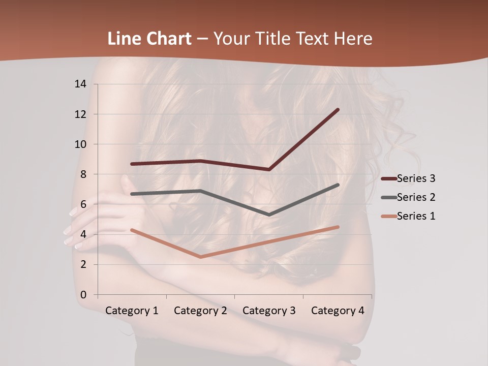 Touch Blond Lifestyle PowerPoint Template