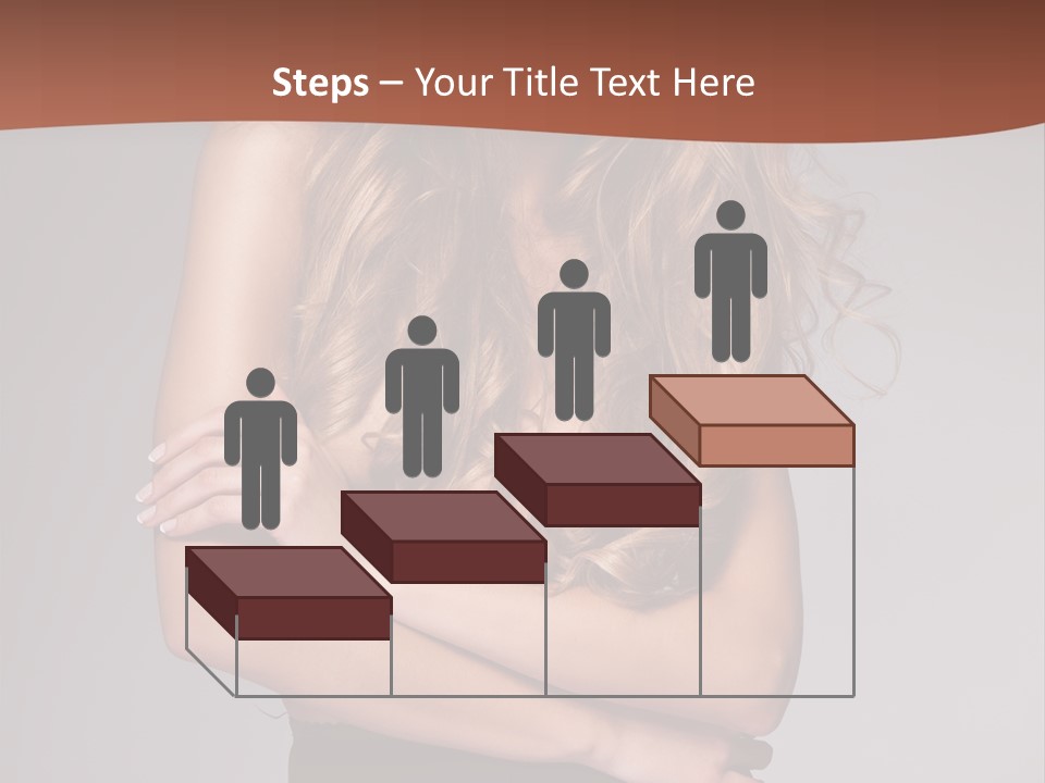 Touch Blond Lifestyle PowerPoint Template