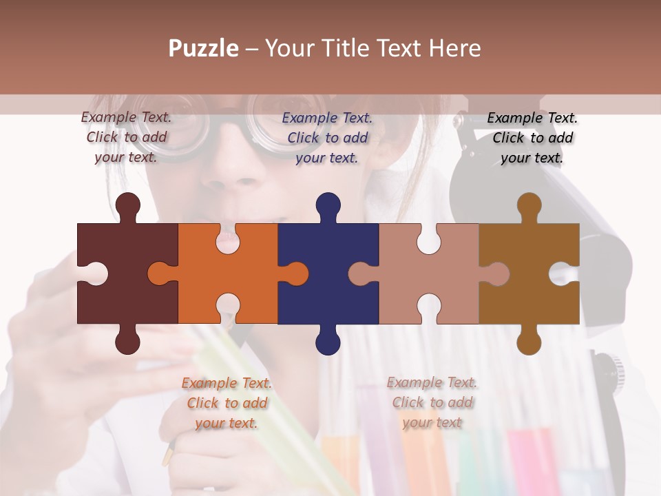 Lab Biotechnology Chemistry PowerPoint Template