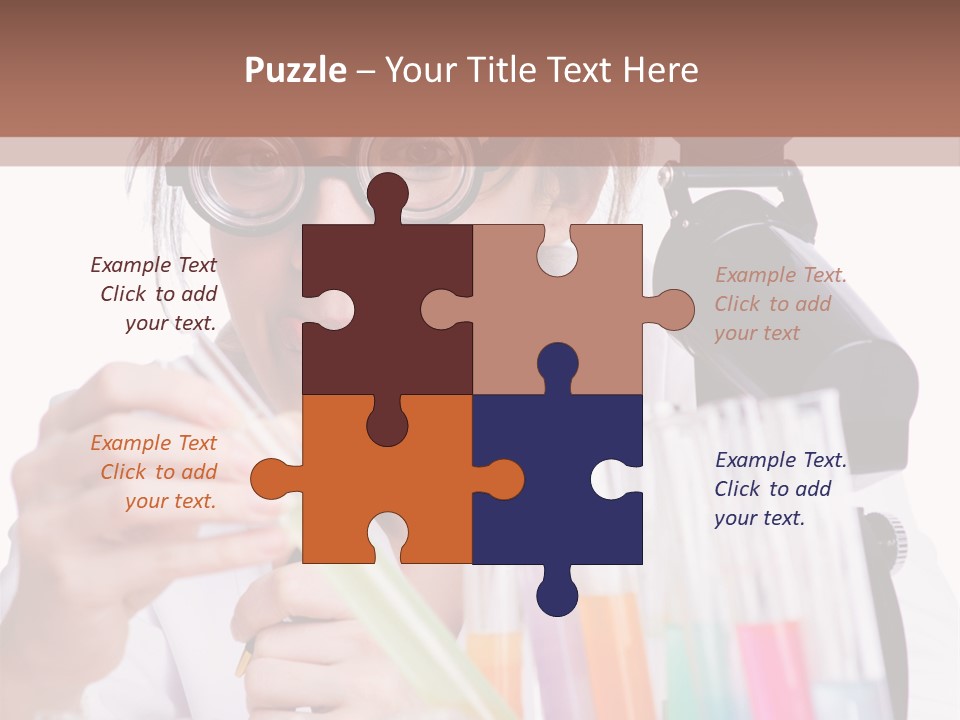 Lab Biotechnology Chemistry PowerPoint Template