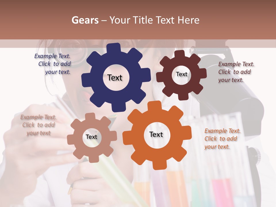 Lab Biotechnology Chemistry PowerPoint Template