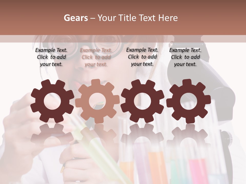 Lab Biotechnology Chemistry PowerPoint Template