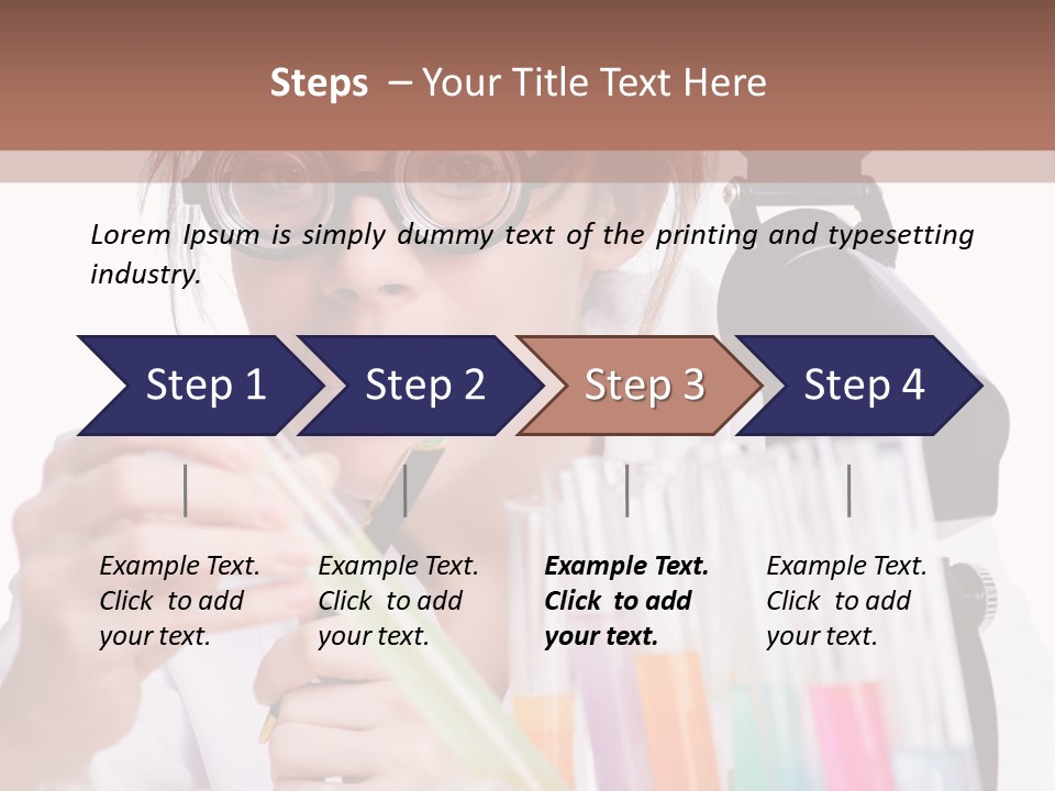 Lab Biotechnology Chemistry PowerPoint Template