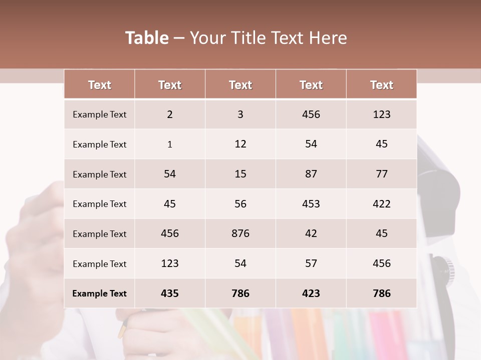 Lab Biotechnology Chemistry PowerPoint Template
