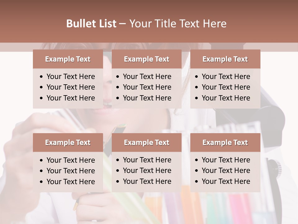 Lab Biotechnology Chemistry PowerPoint Template