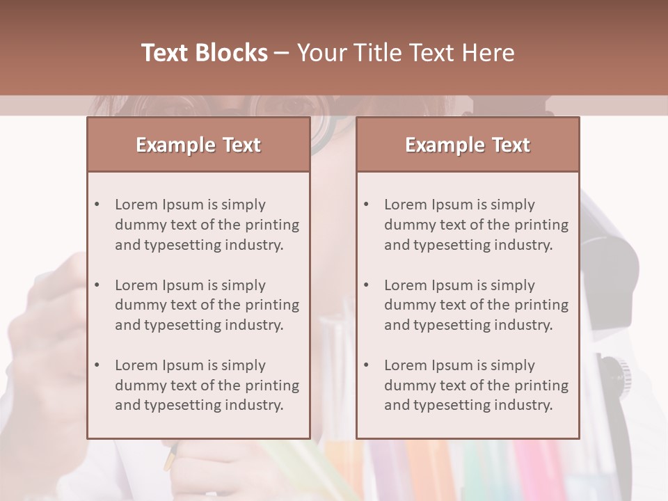 Lab Biotechnology Chemistry PowerPoint Template