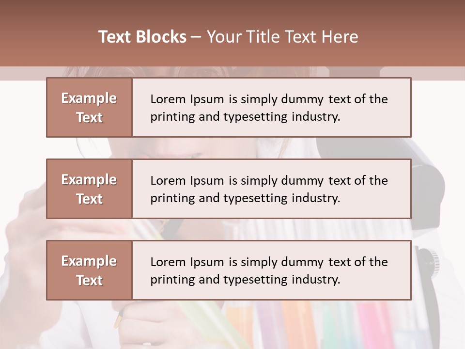 Lab Biotechnology Chemistry PowerPoint Template