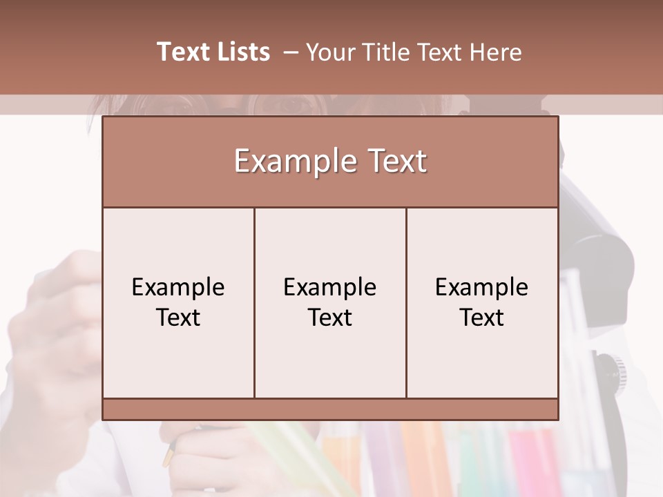 Lab Biotechnology Chemistry PowerPoint Template