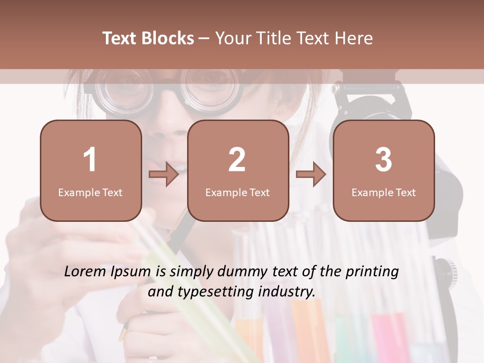 Lab Biotechnology Chemistry PowerPoint Template