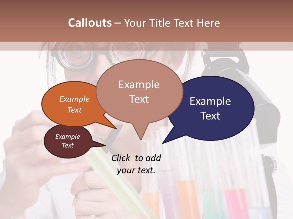 Lab Biotechnology Chemistry PowerPoint Template
