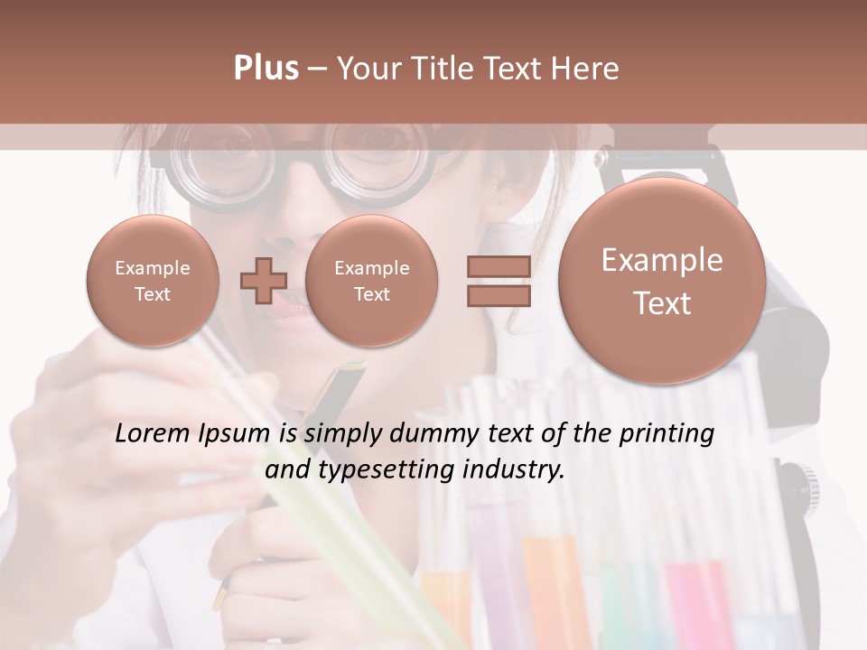 Lab Biotechnology Chemistry PowerPoint Template