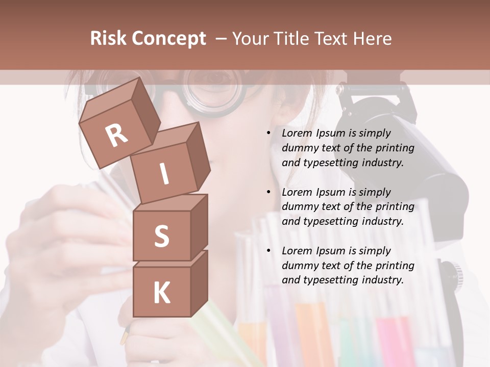 Lab Biotechnology Chemistry PowerPoint Template