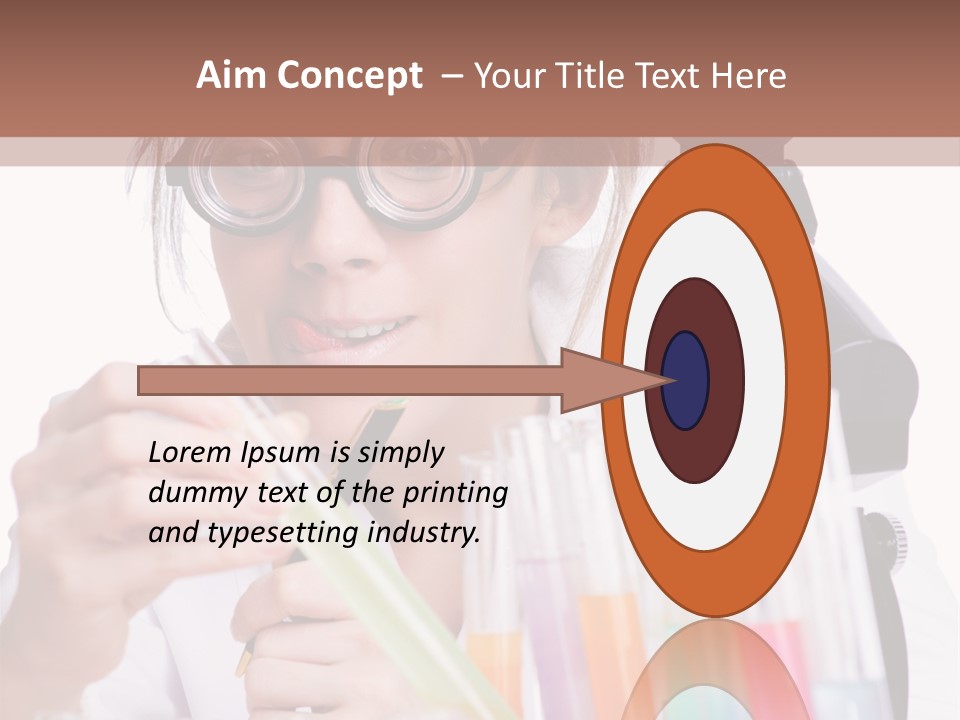 Lab Biotechnology Chemistry PowerPoint Template