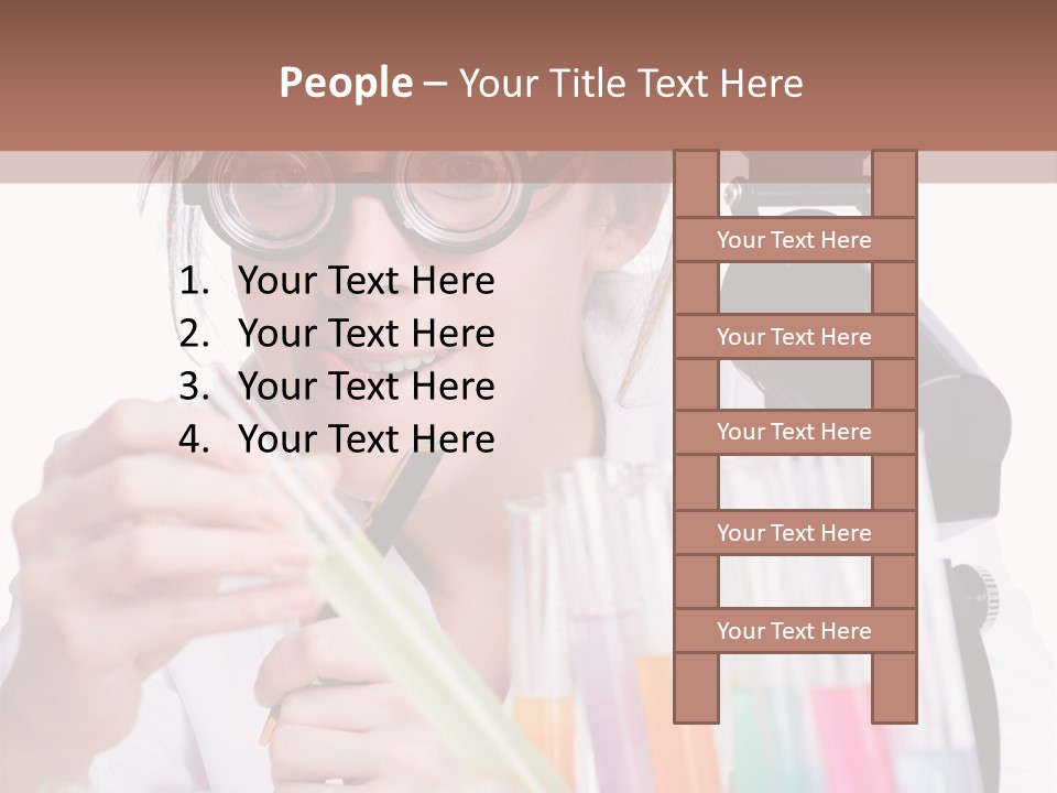 Lab Biotechnology Chemistry PowerPoint Template
