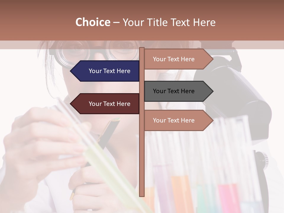 Lab Biotechnology Chemistry PowerPoint Template