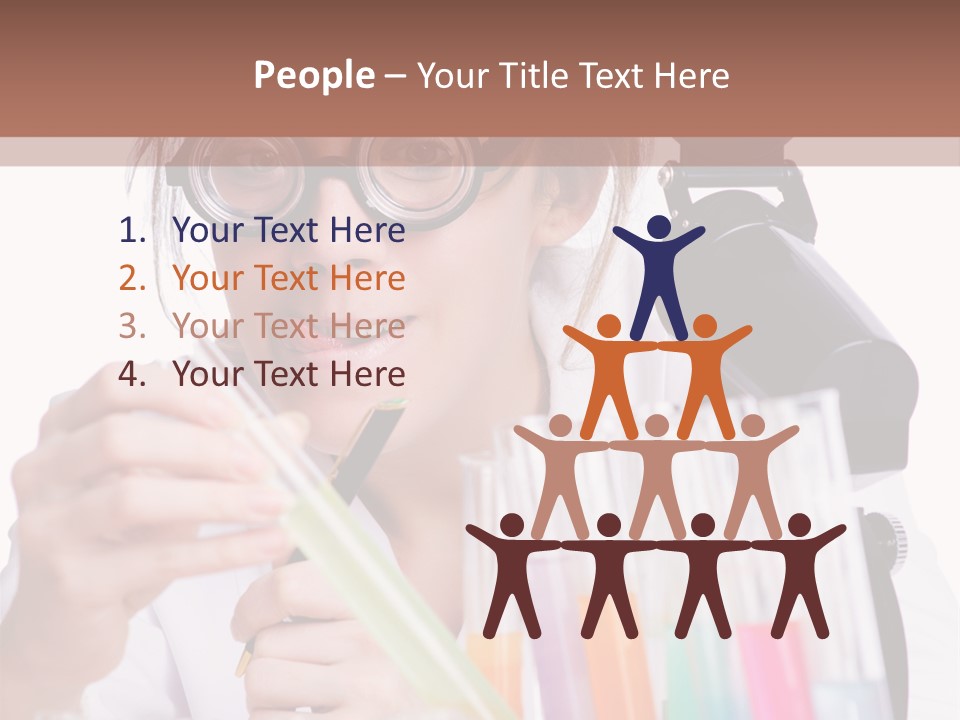 Lab Biotechnology Chemistry PowerPoint Template