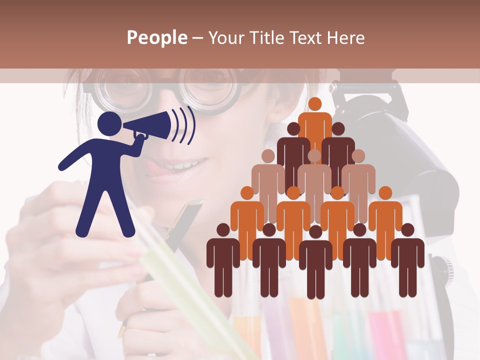 Lab Biotechnology Chemistry PowerPoint Template