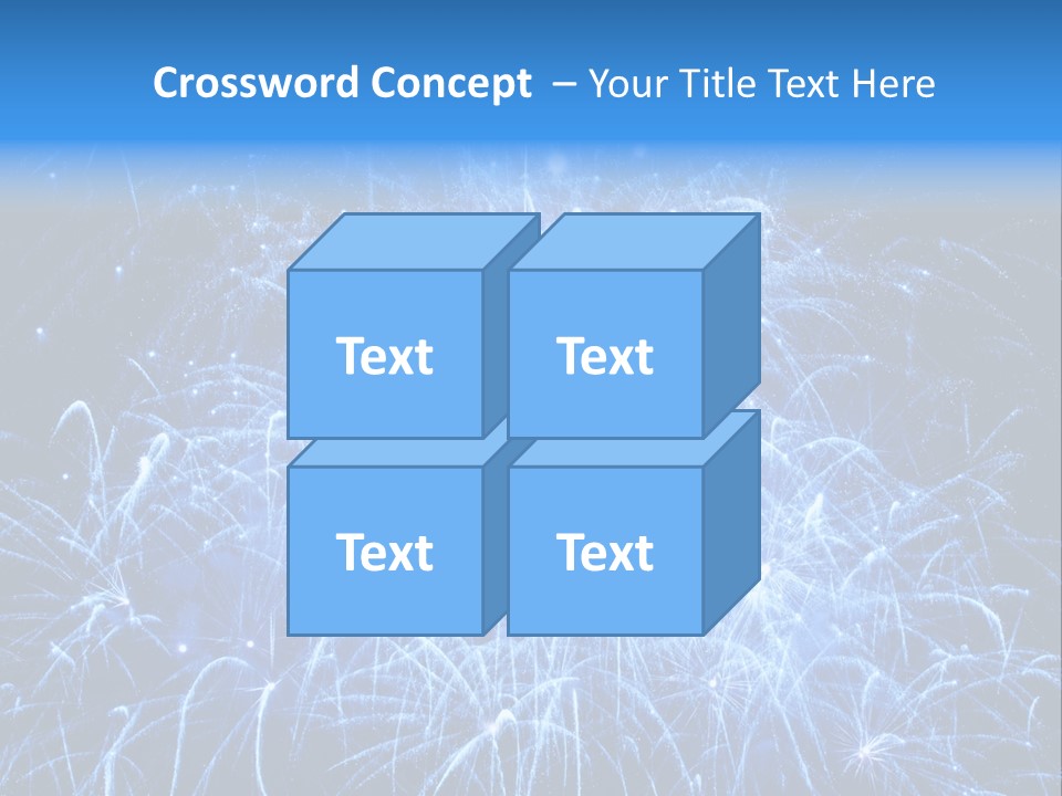 Black Fire Sky PowerPoint Template
