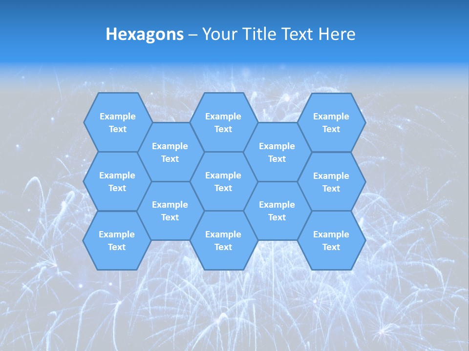 Black Fire Sky PowerPoint Template