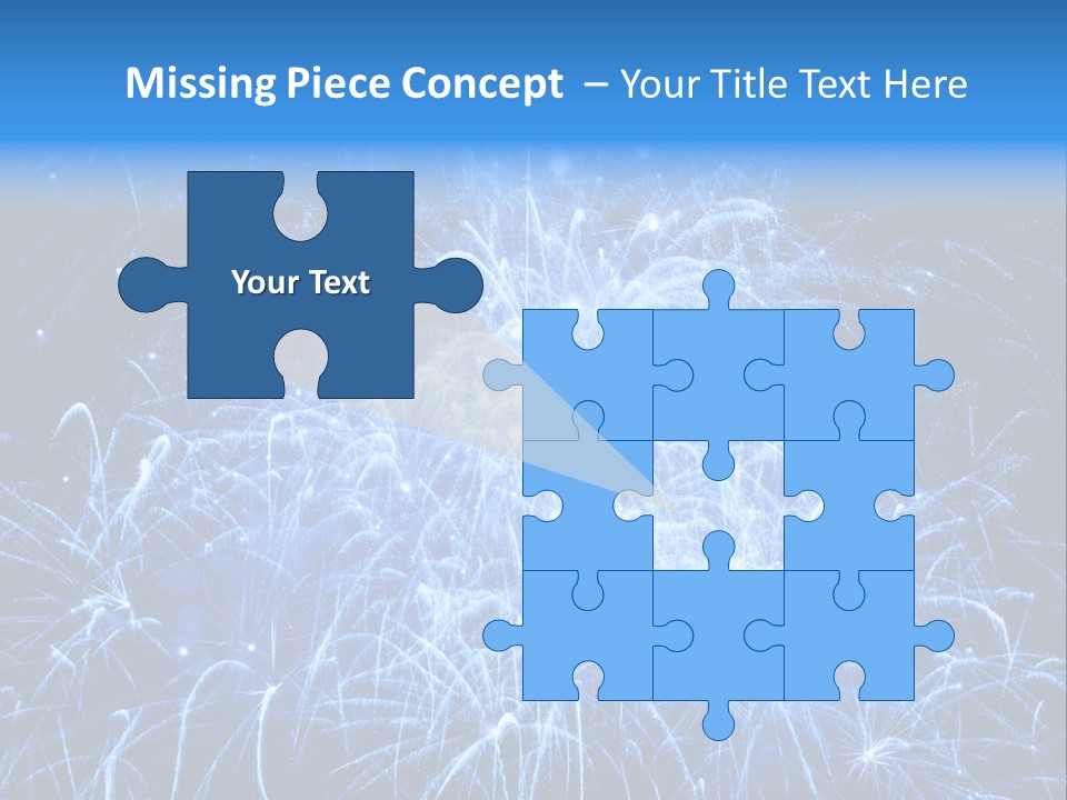 Black Fire Sky PowerPoint Template