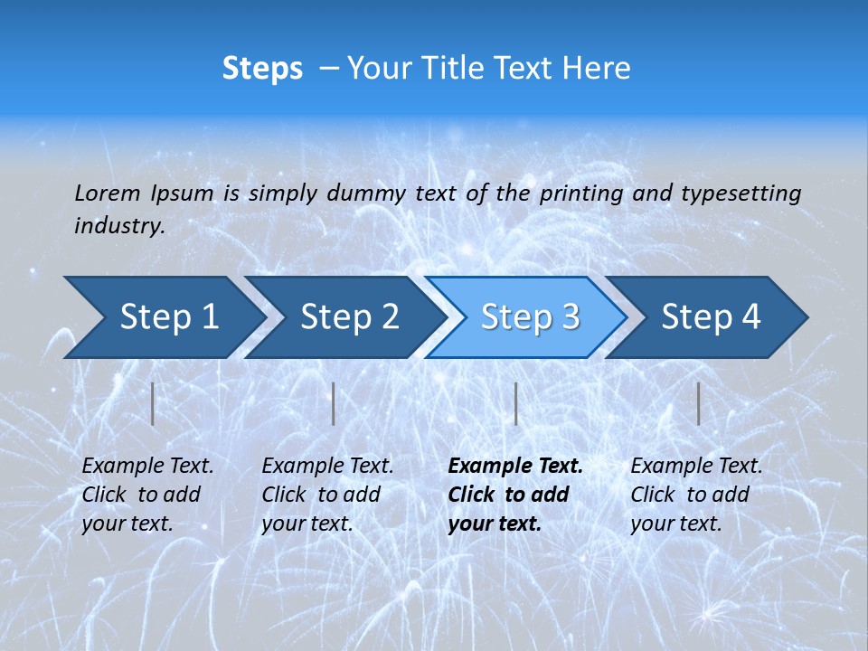 Black Fire Sky PowerPoint Template