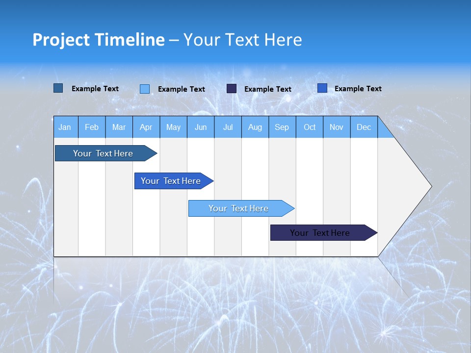 Black Fire Sky PowerPoint Template