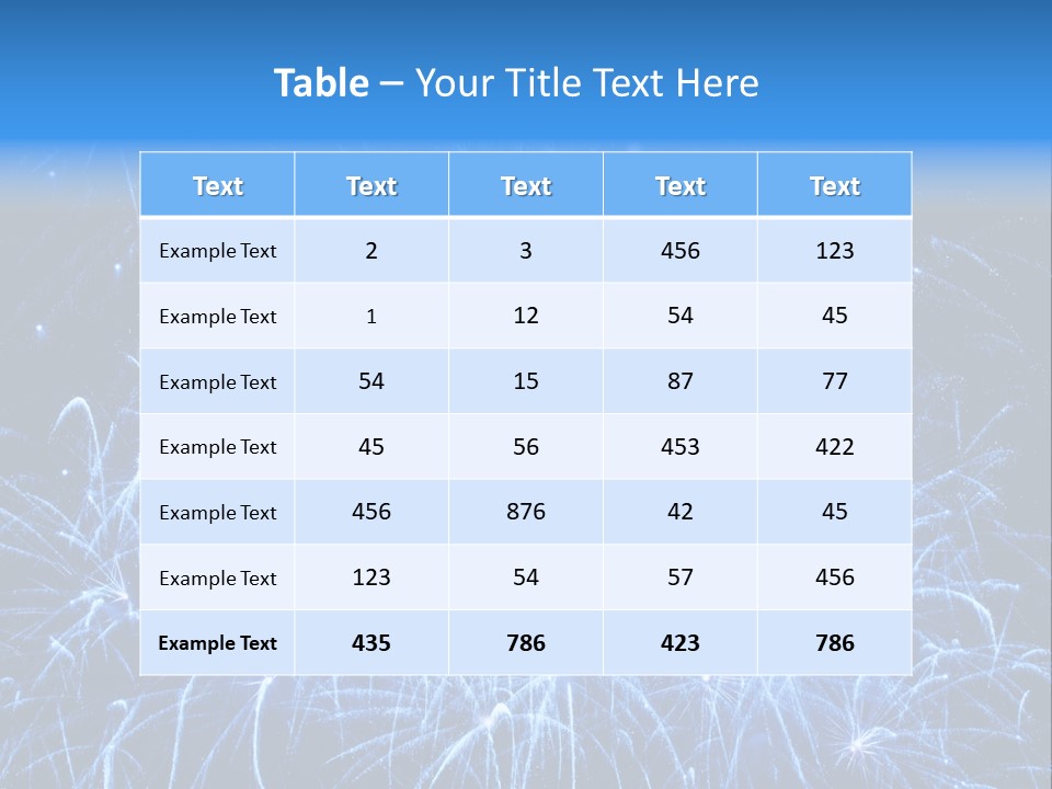 Black Fire Sky PowerPoint Template