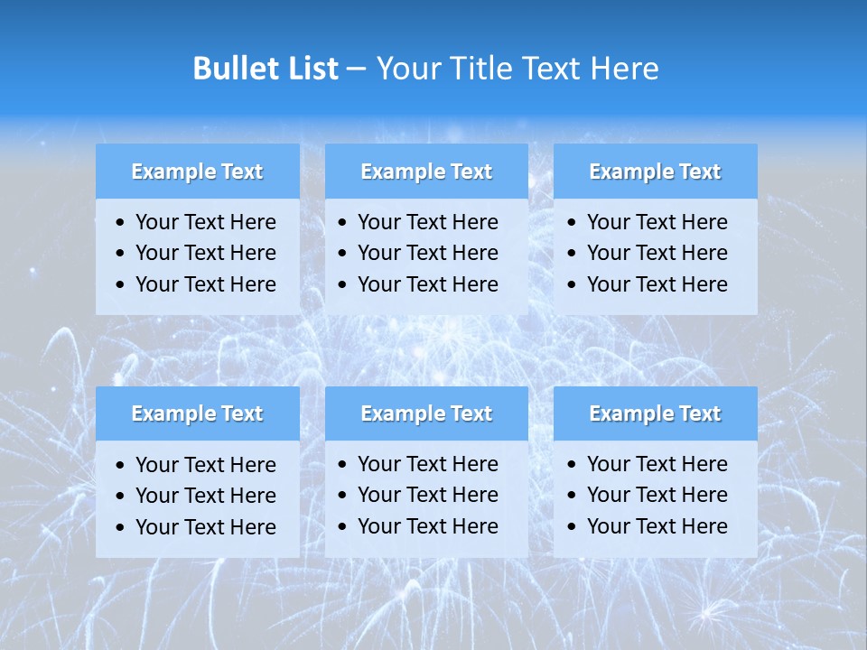 Black Fire Sky PowerPoint Template