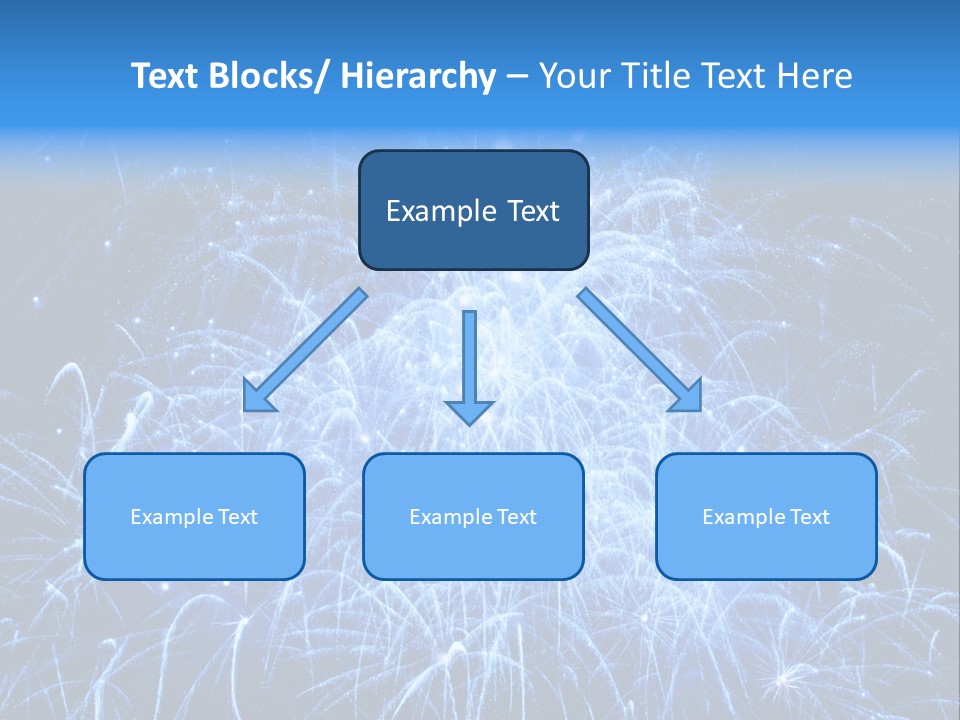 Black Fire Sky PowerPoint Template