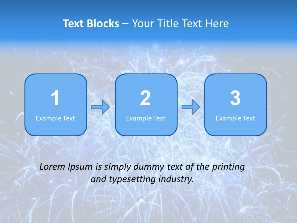 Black Fire Sky PowerPoint Template