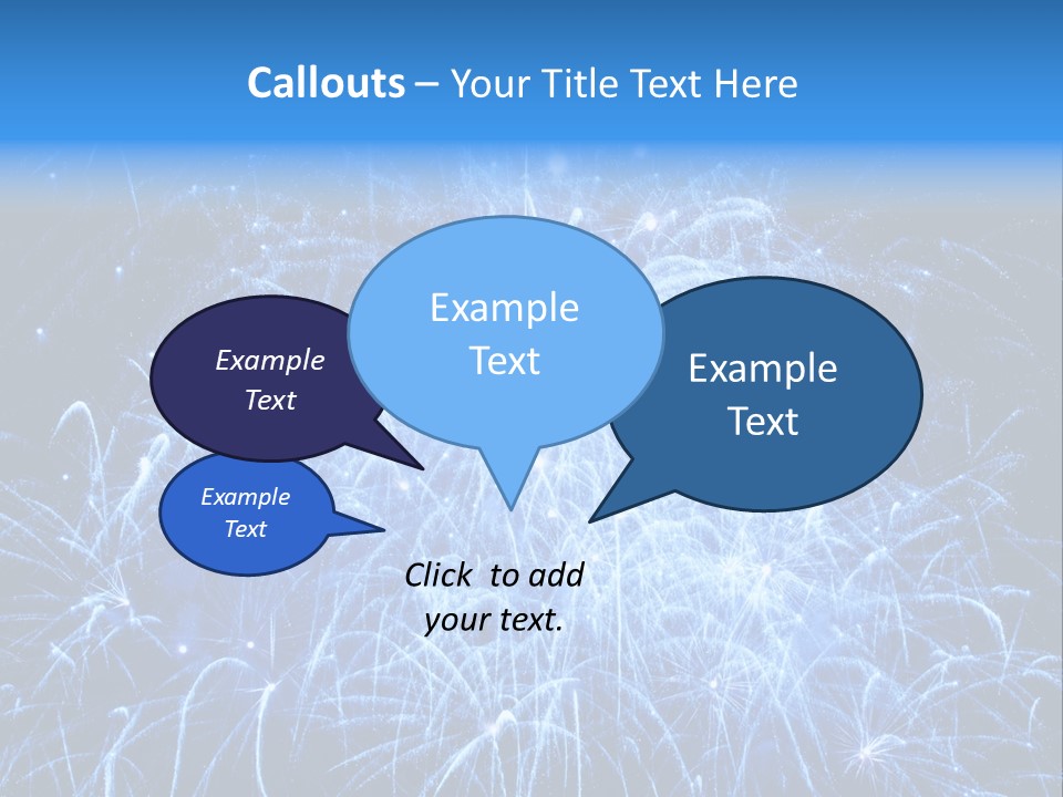 Black Fire Sky PowerPoint Template