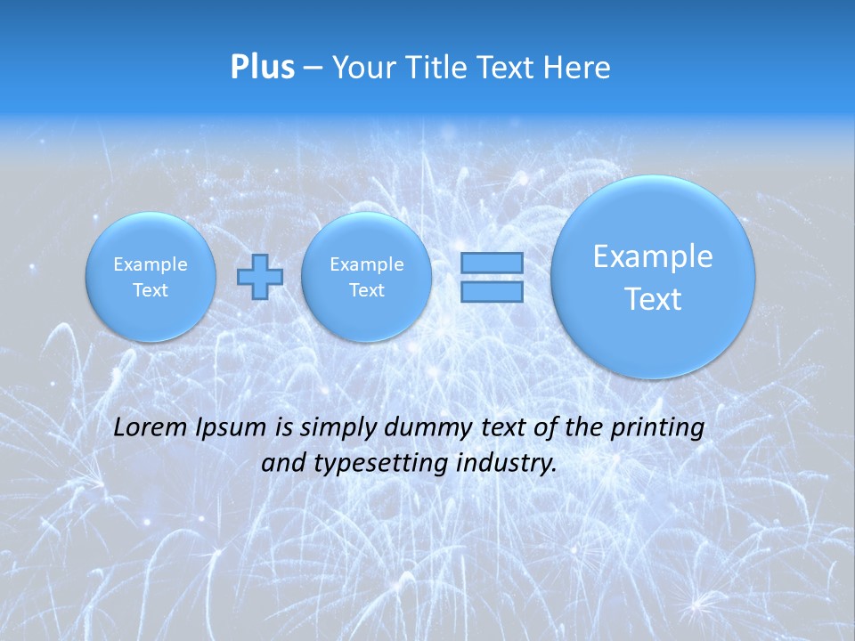 Black Fire Sky PowerPoint Template