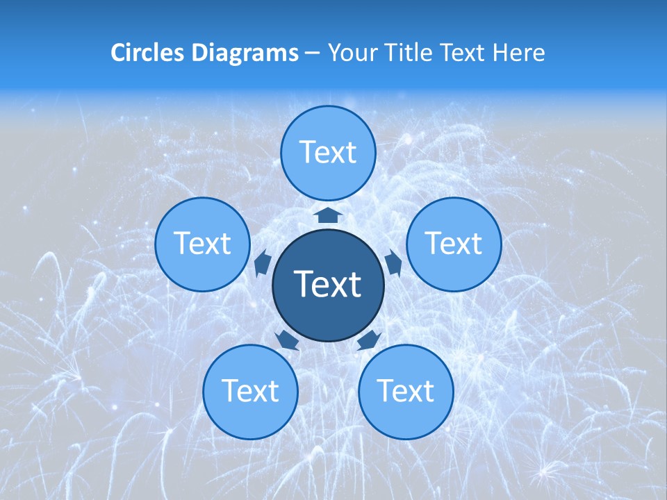 Black Fire Sky PowerPoint Template