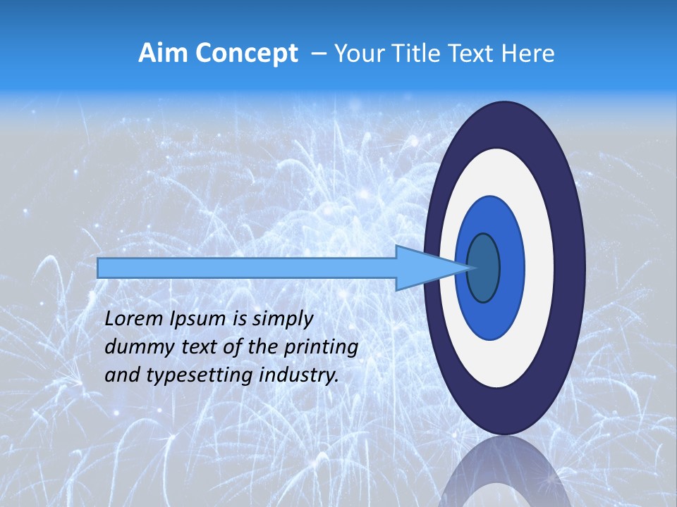 Black Fire Sky PowerPoint Template