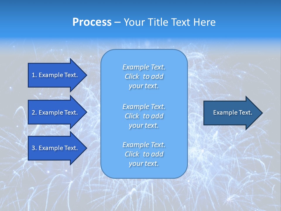 Black Fire Sky PowerPoint Template