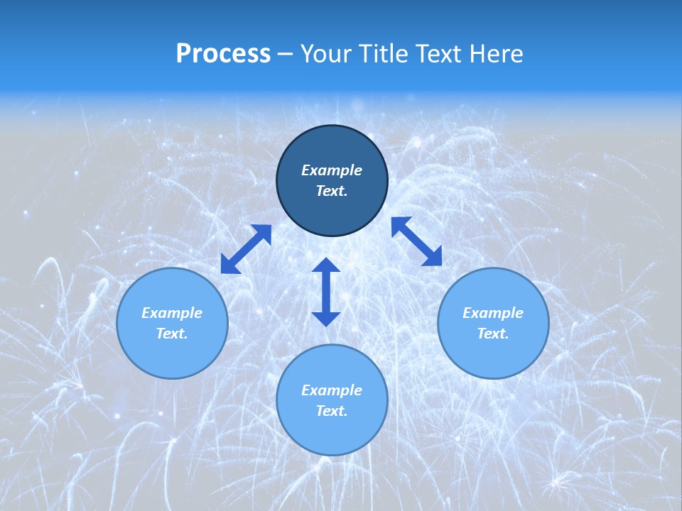 Black Fire Sky PowerPoint Template