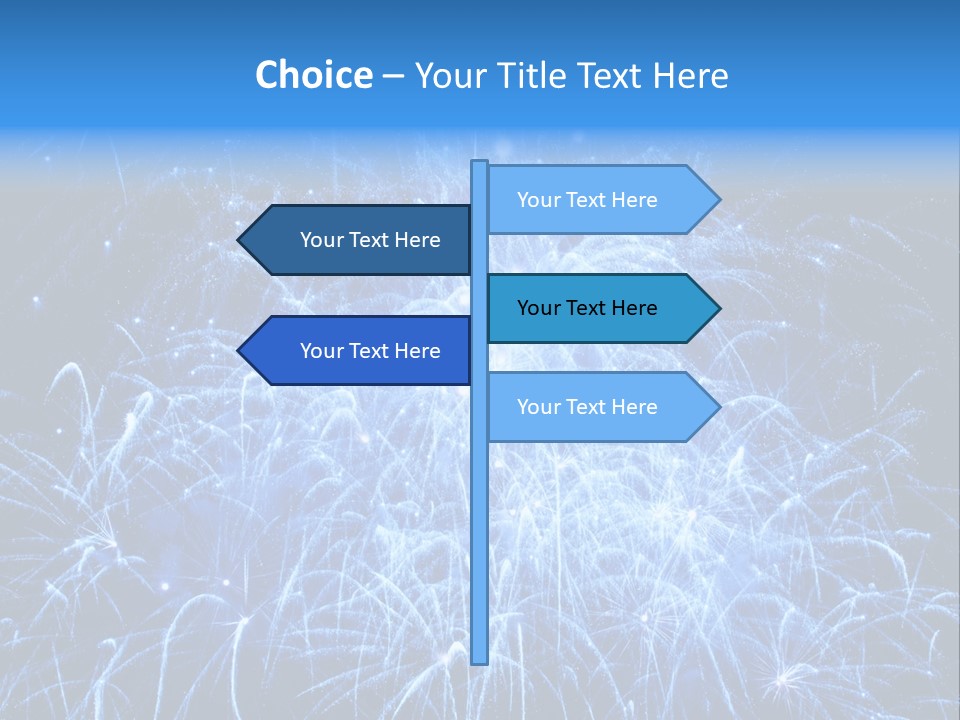 Black Fire Sky PowerPoint Template