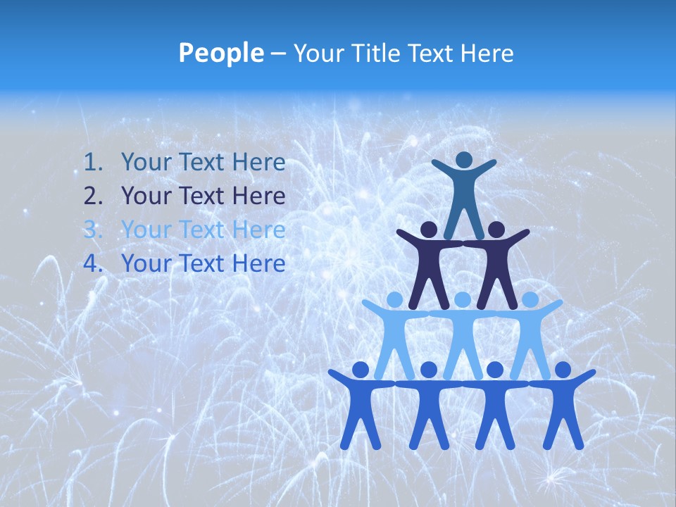 Black Fire Sky PowerPoint Template