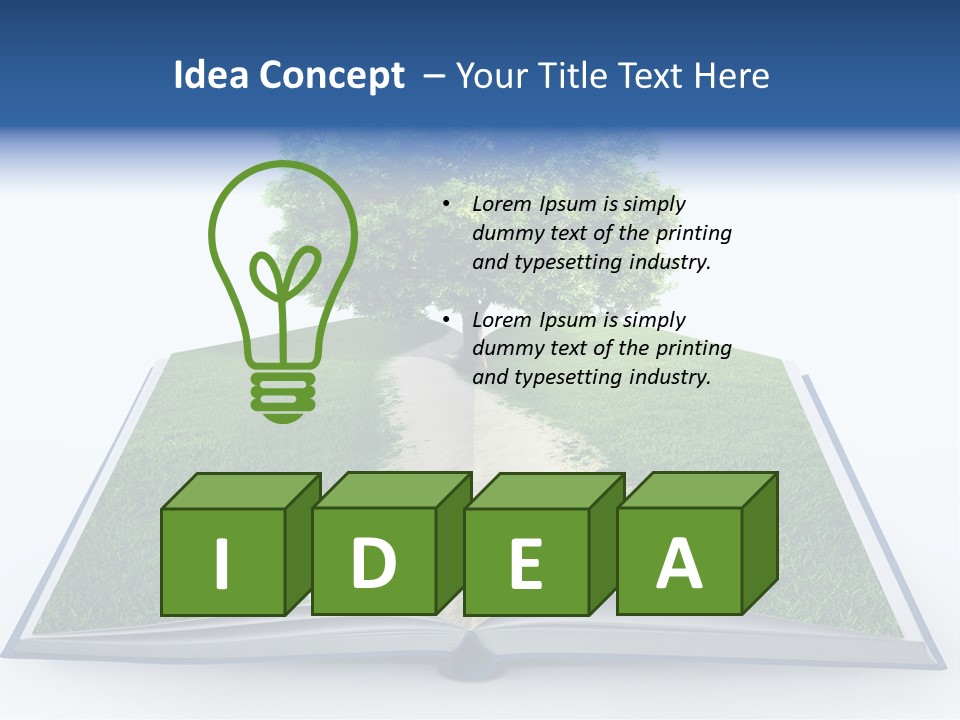 Imagination Tree Magical PowerPoint Template