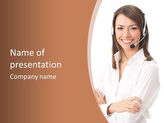 Support Consulting Businessperson PowerPoint Template