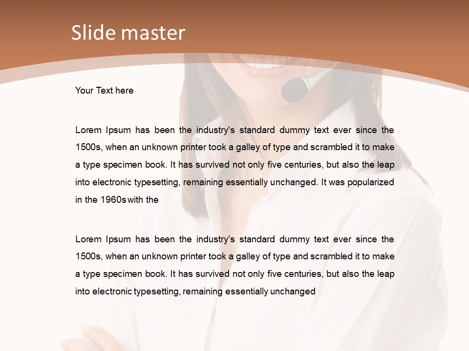 Support Consulting Businessperson PowerPoint Template