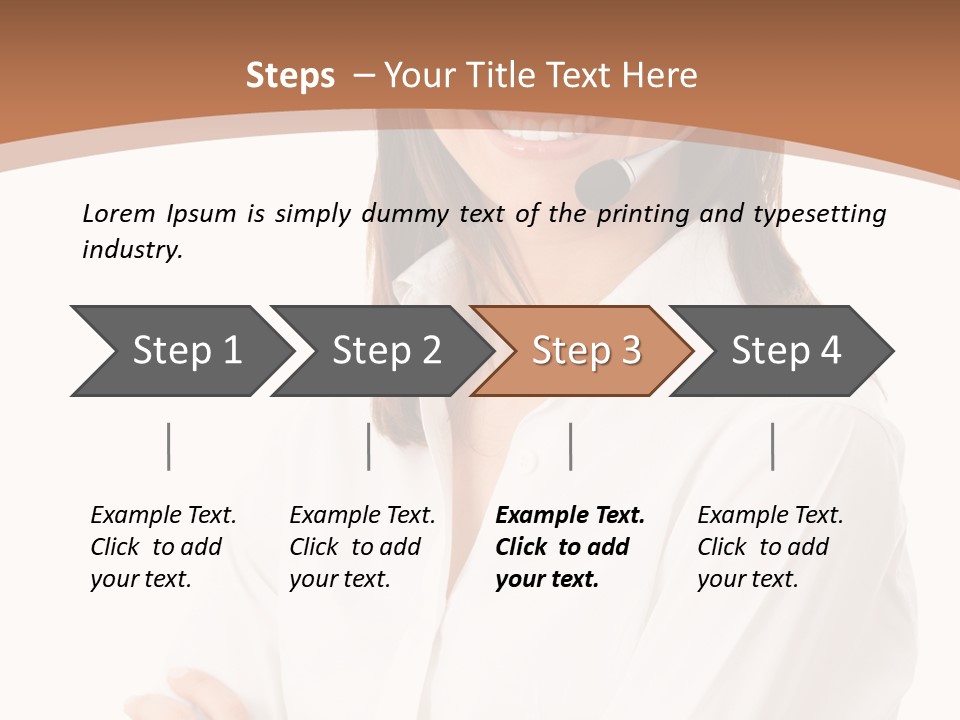 Support Consulting Businessperson PowerPoint Template